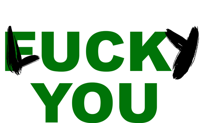 Lucky You F*ck You Funny St Patrick's Day 25L Jumbo Tote