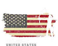 United States Archery American Flag Bow Arrow Cool Gift T-Shirt