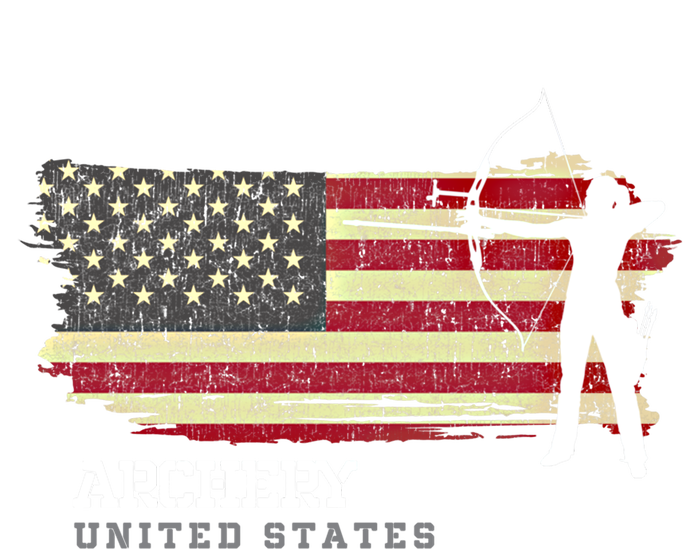 United States Archery American Flag Bow Arrow Cool Gift T-Shirt