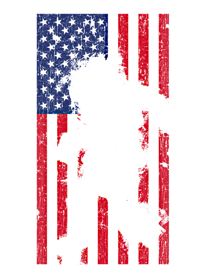 Usa American Flag Soccer Player Gift Graphic Funny Gift T-Shirt