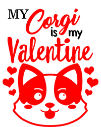 Valentines Day My Corgi Is My Valentine Dog Mom Mama Single Gift Kids Sweatshirt