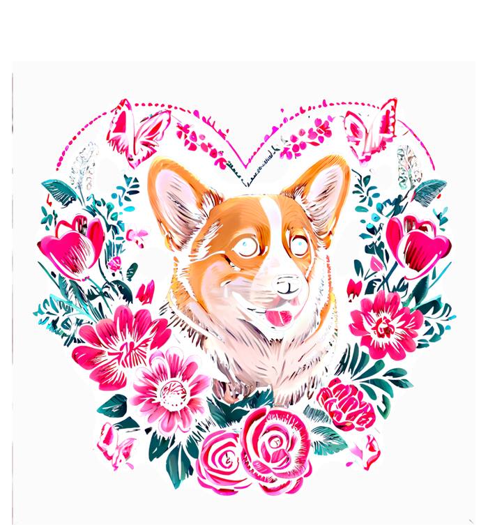 Valentine's Day Meaningful Gift Corgi Dog Valentine Cute Gift Hoodie