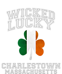 Wicked Lucky Charlestown Boston Massachusetts Irish Flag Great Gift T-Shirt