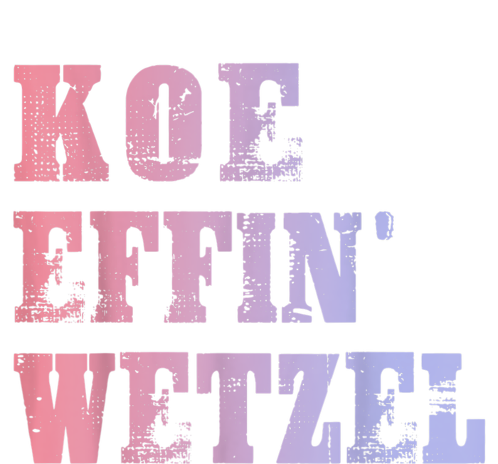 Koe Wetzel , Koe Effin Wetzel, Koe Wetzel Concert Tee Women's Knotted Racerback Tank