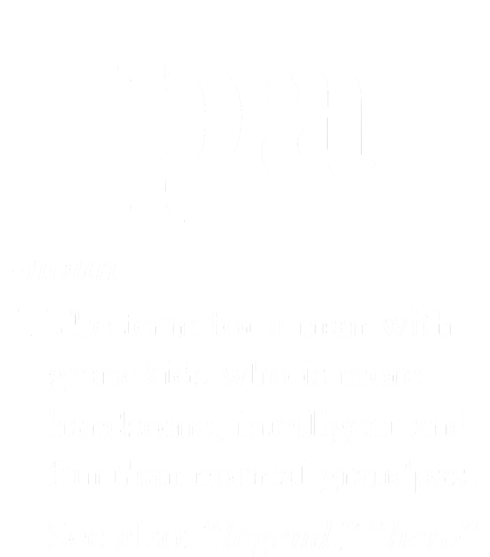 Pa Definition Funny Noun Grandpa Defined Father's Day Flat Bill Trucker Hat