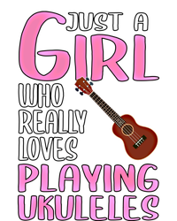 Wo Gift Just A Who Really Loves Playing Ukuleles Gift T-Shirt