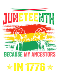 Juneteenth My Ancestors Free Black African Flag Pride Fist Gift T-Shirt