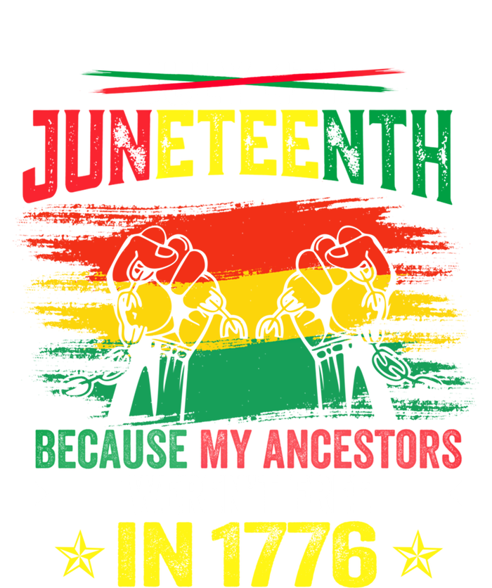 Juneteenth My Ancestors Free Black African Flag Pride Fist Gift T-Shirt