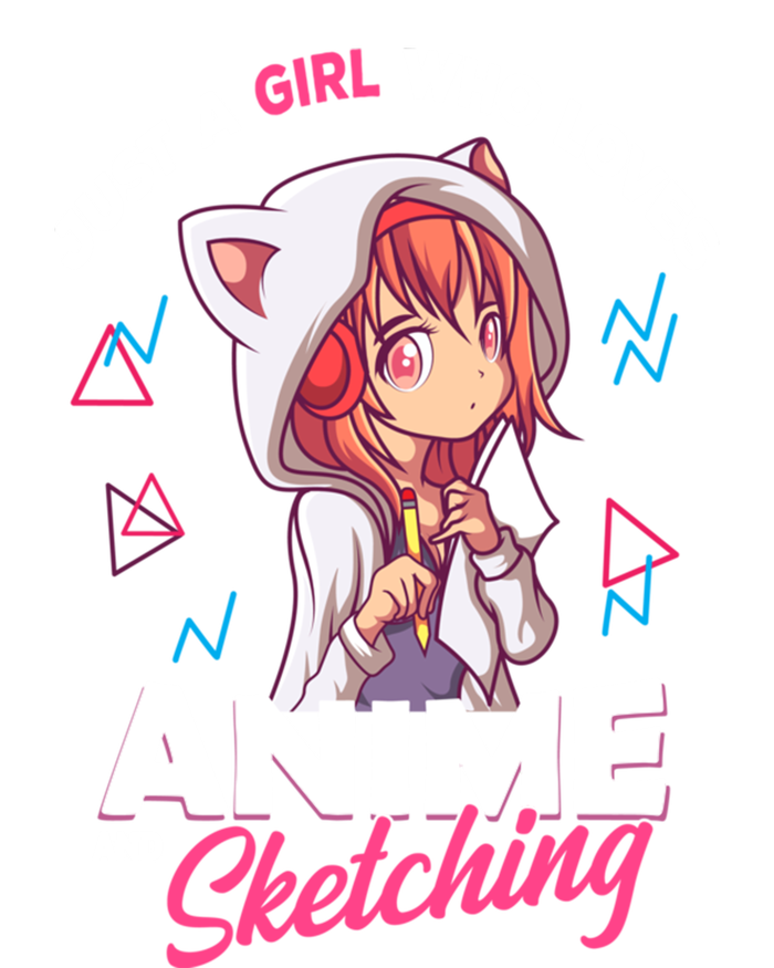 Just A Who Loves Anime And Sketching Otaku Anime Merch Gift Coaster