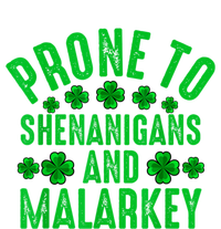 Prone To Shenanigans And Malarkey Irish Shamrock Leprechaun T-Shirt