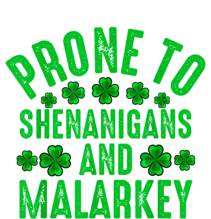 Prone To Shenanigans And Malarkey Irish Shamrock Leprechaun T-Shirt