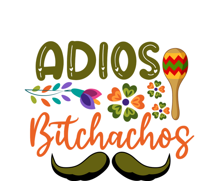 Adios Bitchachos Sombrero Fiesta Mexico Funny Cinco De Mayo Kids Long Sleeve Shirt