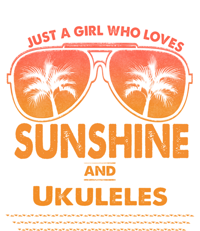 Just A Who Loves Sunshine And Ukuleles Gift T-Shirt