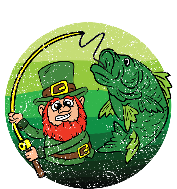 Leprechaun Bass Fishing St Patricks Day Irish Fisher Gift T-Shirt