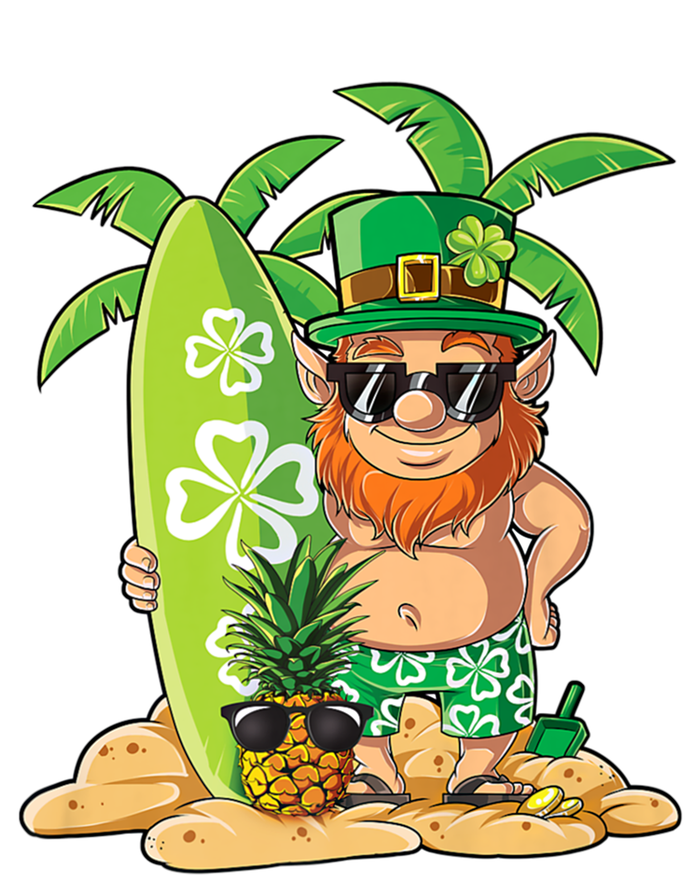 Leprechaun Hawaiian Surfing St Patricks Day Hawaii Great Gift T-Shirt