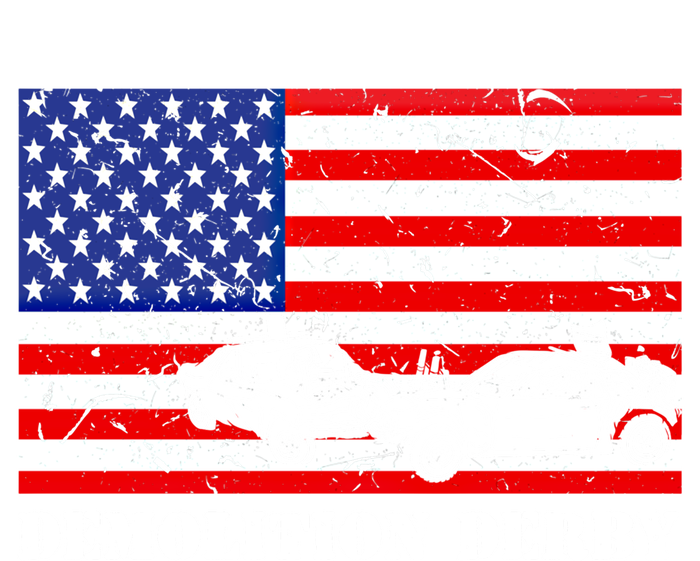 Distressed Demolition Derby Usa American Flag Vintage Racer Great Gift Tie-Dye Long Sleeve Shirt