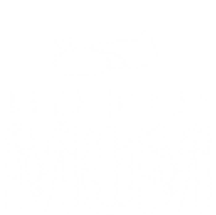 Duck Decoy Duck Hunting Mom Funny Gift Stripe Pom Pom Beanie