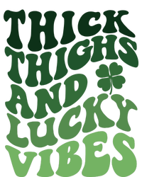 Thick Thighs Irish Vibes Retro St Paddy Kids Hoodie