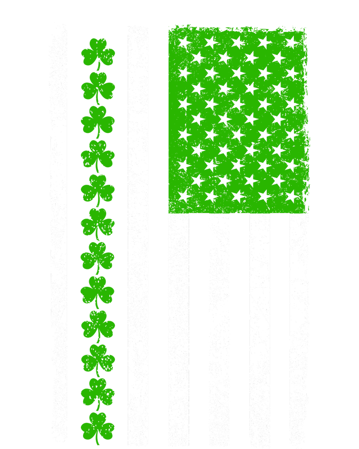 St Patricks Day American Flag Clovers T-Shirt