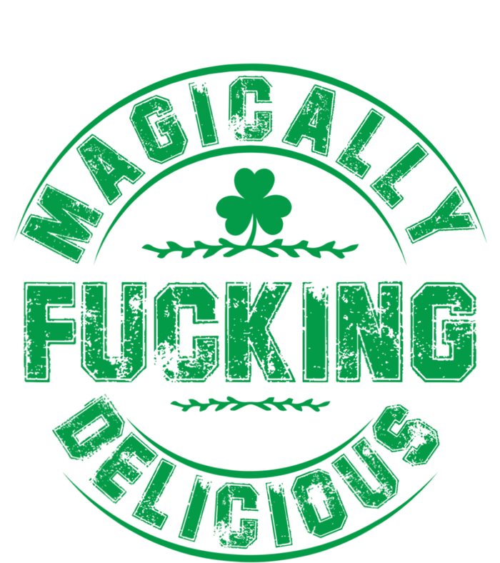 Magically Fucking Delicious Funny St Patricks Day Short Acrylic Beanie