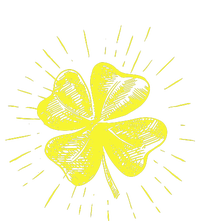 St. Patrick's Day Lucky Yellow Clover Shamrock Women's T-Shirt