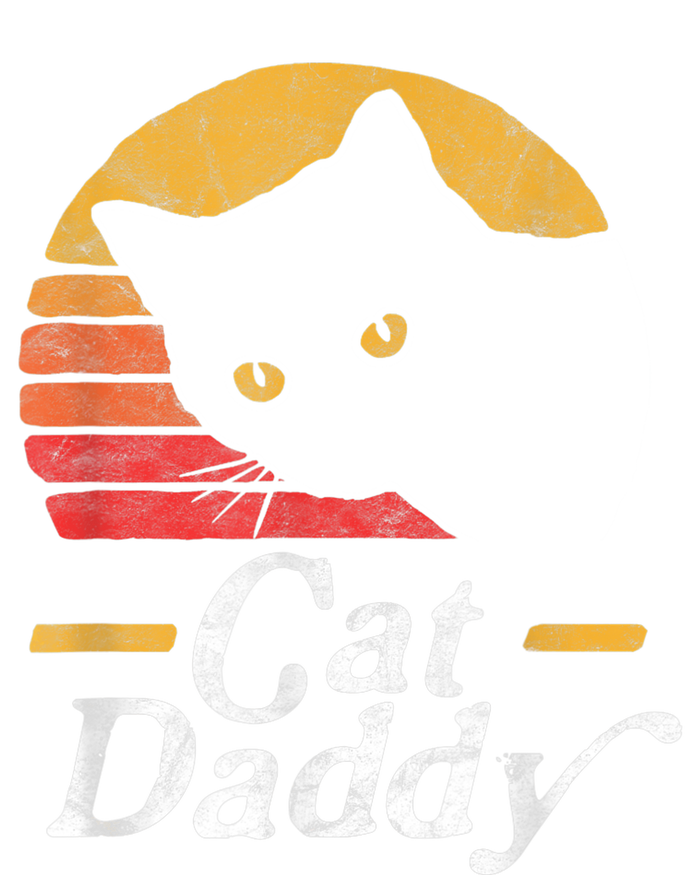 Cat Daddy Vintage Eighties Style Cat Retro Distressed T-Shirt