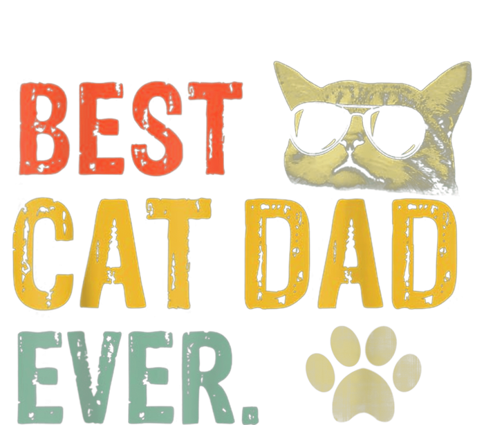 Vintage Best Cat Dad Ever Cat Daddy Gift shirt Yupoong Adult 5-Panel Trucker Hat