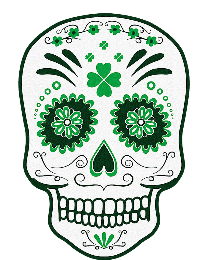 Saint Patricks Day Lucky Irish Sugar Skull Doggie Tank