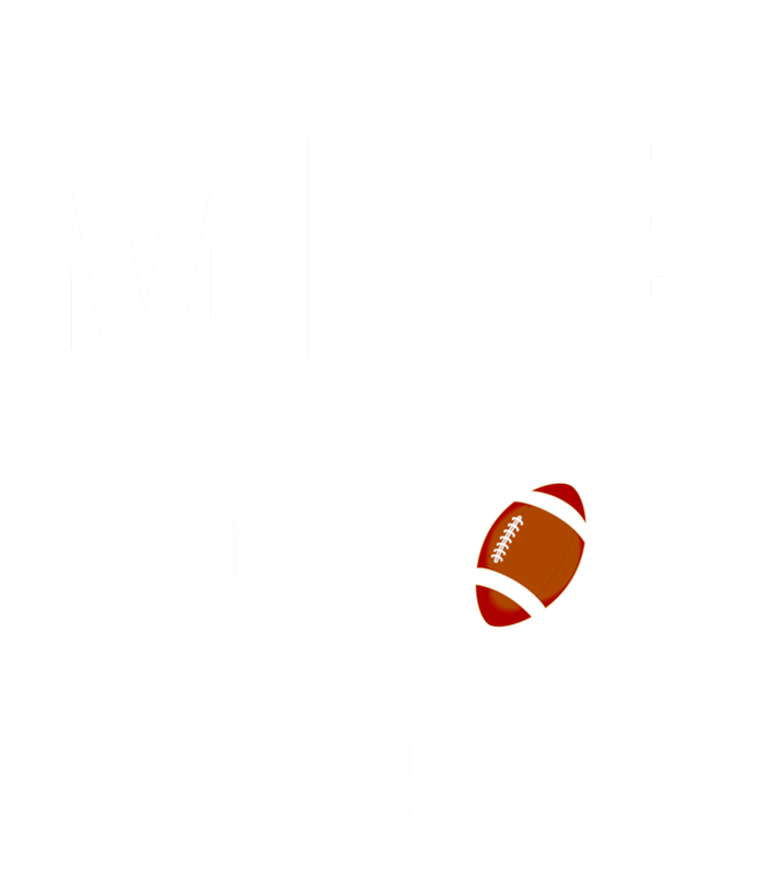 Man I Love Football Milf Quarterback Line Funny Football Gift Long Sleeve Shirt