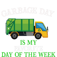 Garbage Day Is My Favorite Day Of The Week Gift For Gift Flat Bill Trucker Hat