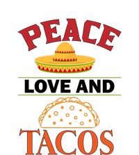 Peace Love Tacos Cute Taco Tuesday Mexican Food Lovers Button