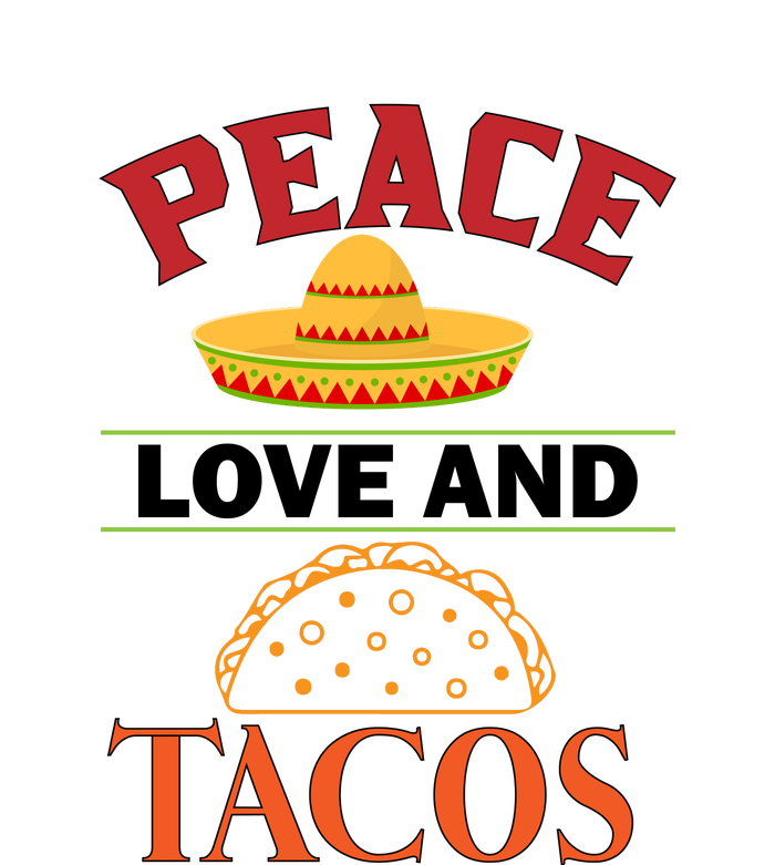 Peace Love Tacos Cute Taco Tuesday Mexican Food Lovers Button