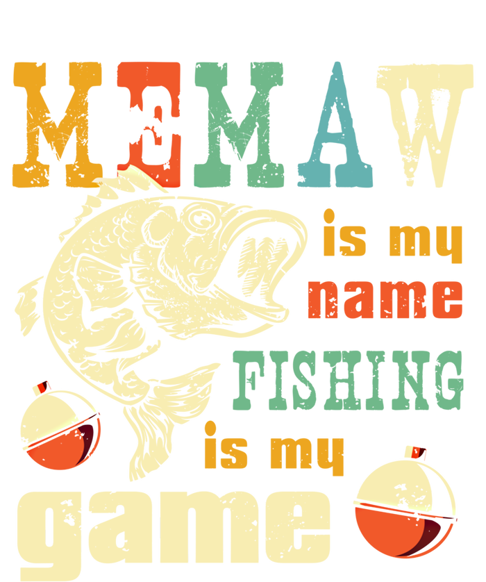 Fishing Memaw Gift Bass Fish Fisher Funny Gift Fishing Mom Funny Gift T-Shirt