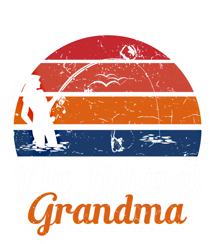 Fly Fishing Grandma Funny Fisher Mom Funny Gift T-Shirt