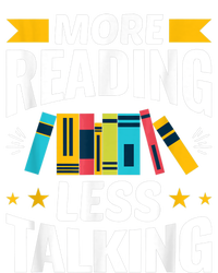 More Reading Less Talking Funny Library Reading Lovers Button