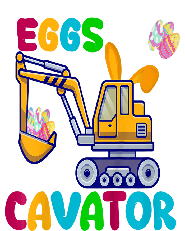 kid EggsCavator Happy Easter Funny Excavator Hunting Egg kid T-Shirt