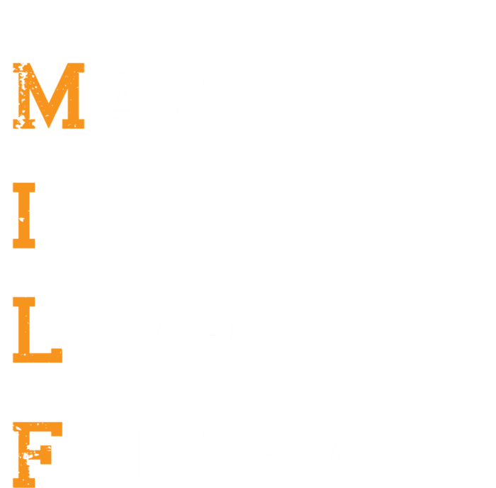 Milf I Love Football Hilarious Adult Acronym Joke Gift Great Gift Kids Long Sleeve Shirt