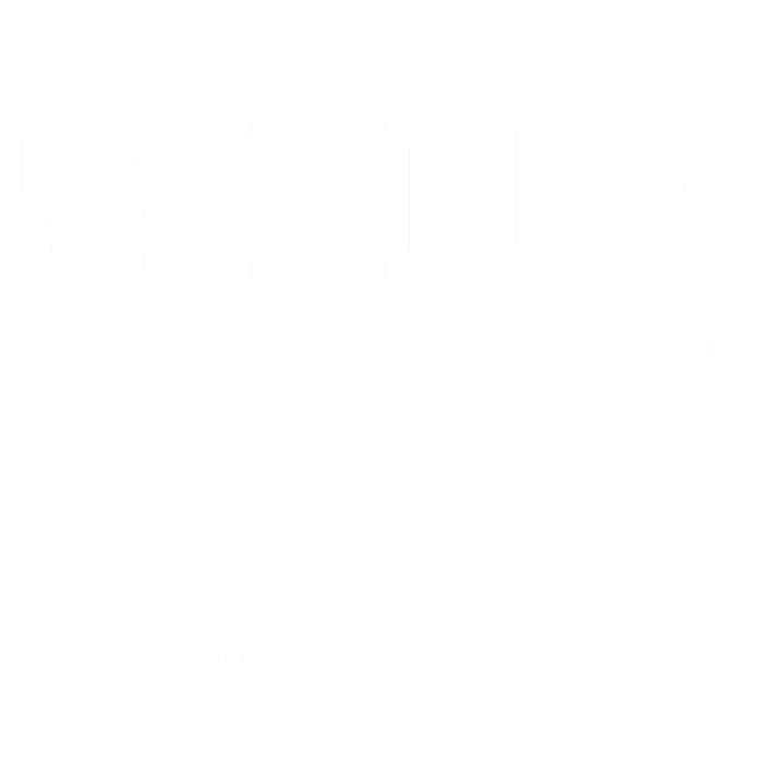 Milf I Love Football Football Season Funny Football Gift Coaster