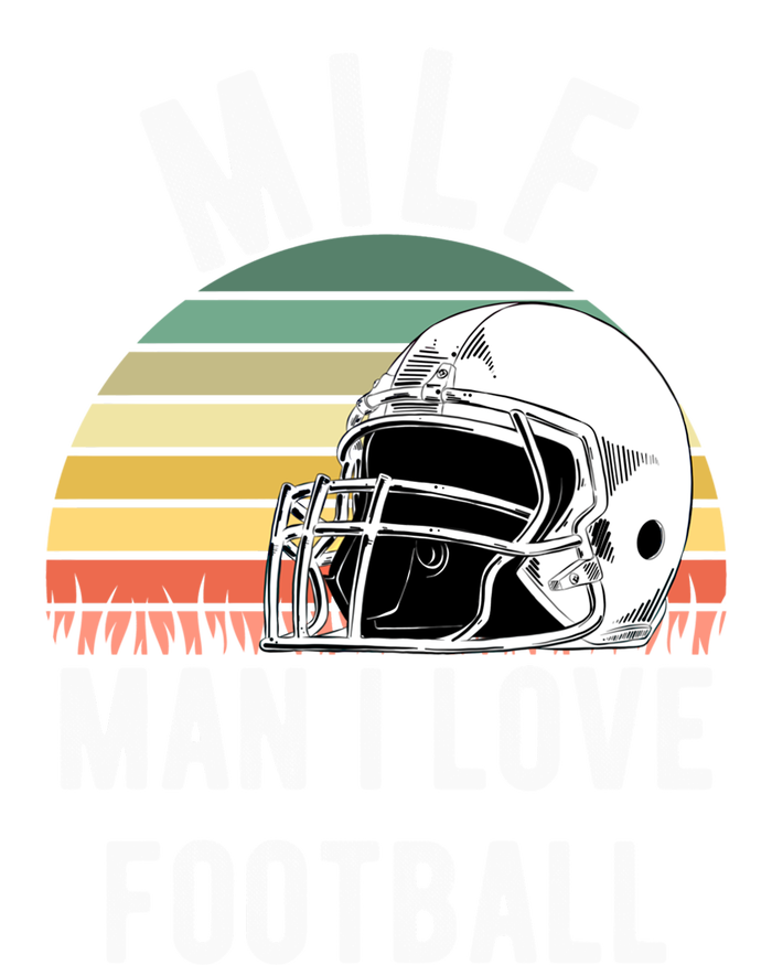 Milfgift I Love Football Fan Funny Rude Adult Humor Retro Meaningful Gift T-Shirt