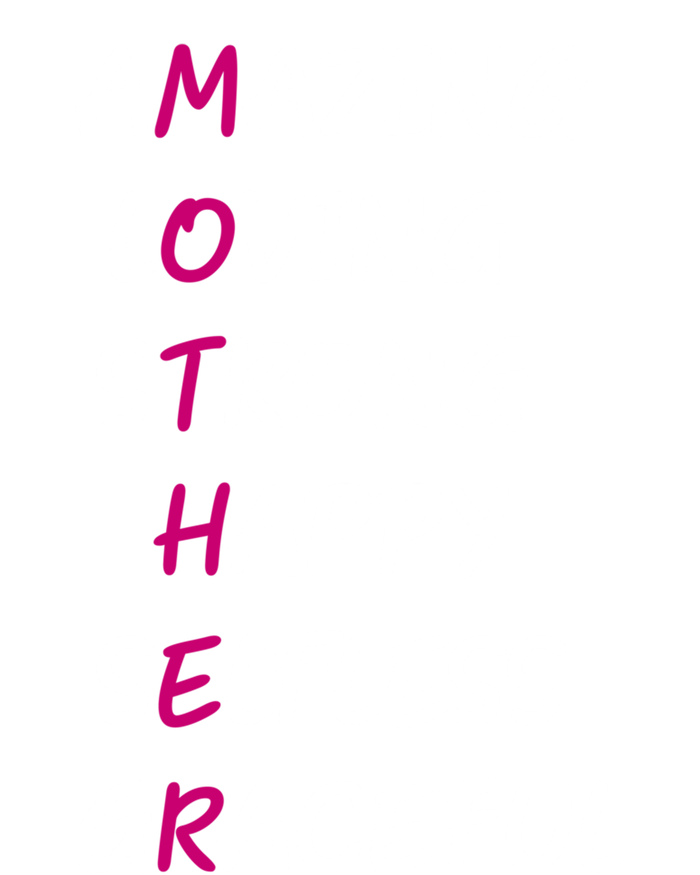 Mother Amazing Loving Strong Happy Selfless Graceful Mom Gift Tank Top