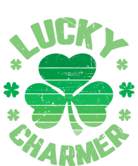 Vintage LUCKY CHARMER Shamrock St Patrick's Day Bumper Sticker