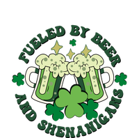 Fueled By Beer And Shenanigans Retro St Patricks Day Irish PosiCharge Competitor Tank