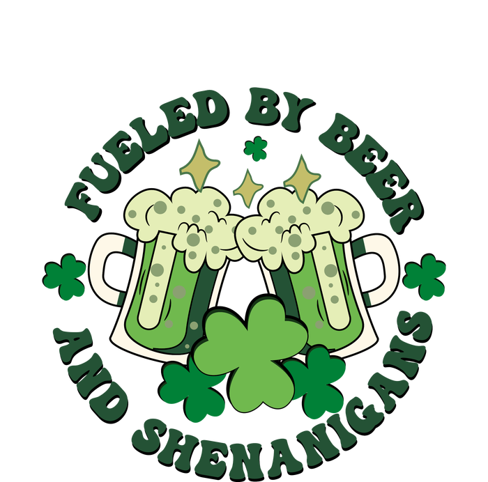 Fueled By Beer And Shenanigans Retro St Patricks Day Irish PosiCharge Competitor Tank