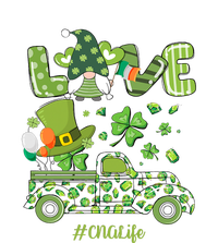 Gnome Shamrock Truck Love CNA Life Nurse St Patricks Day T-Shirt