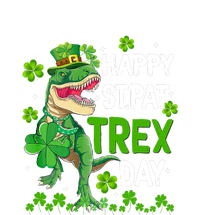 Happy St Pat Trex Patricks Day Boys Men Dinosaur TRex Performance Fleece Hoodie