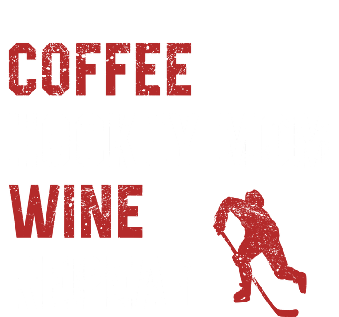 Funny Hockey Mom Sayings Coffee Hockey Mom Wine Repeat Gift Cool Gift Magnet