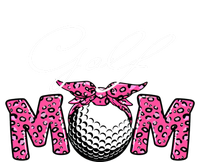 Funny Leopard Golf Mom Sport Love Mother's Day Gift Striped Beanie with Solid Band