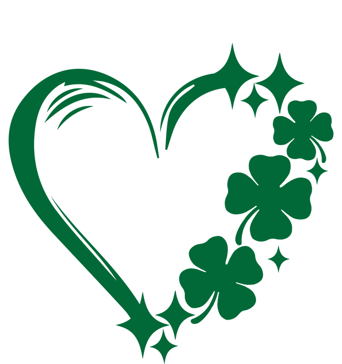 Irish Clover Love Heart St Patricks Day T-Shirt