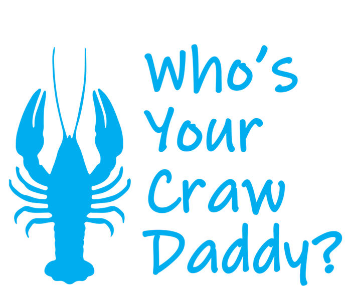 Funny Mardi Gras Gift Crawfish Boil Gift Who's Your Crawdaddy Gift V-Neck T-Shirt