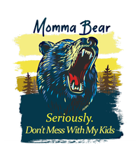 Funny Momma Grizzly Bear Attack Funny Gift Sustainable Beanie